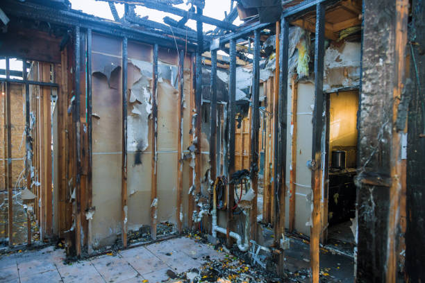 Professional Fire Damage Assessment technician working in Royersford, PA